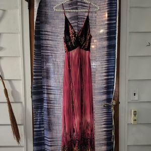 Pretty multicolored long dress